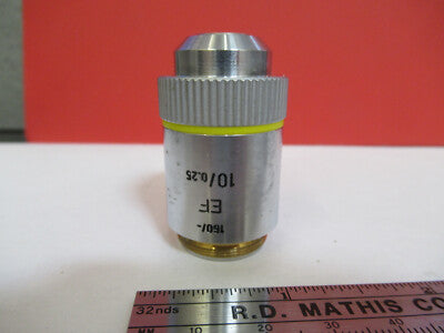 Ernst Leitz Wetzlar 519760 Objective Ef 10X /160 Microscope Part