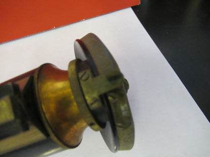 Antique Bausch & Lomb Tubus + Nosepiece Microscope Part