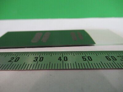 GLASS SLIDE COATED GERMANIUM THIN FILM 9,000 ANGSTROMS  AS PICTURED Z1-A-13