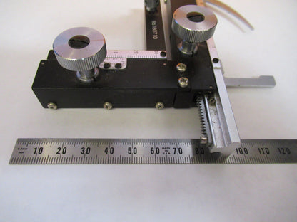 JAPAN SWIFT  XY CLIPS STAGE MICROSCOPE PART AS PICTURED Y3-A-105