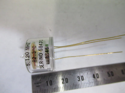 Space 5.120 MHz Quartz Crystal Frequency Control Bliley Electric Co. BG61 Glass Pck