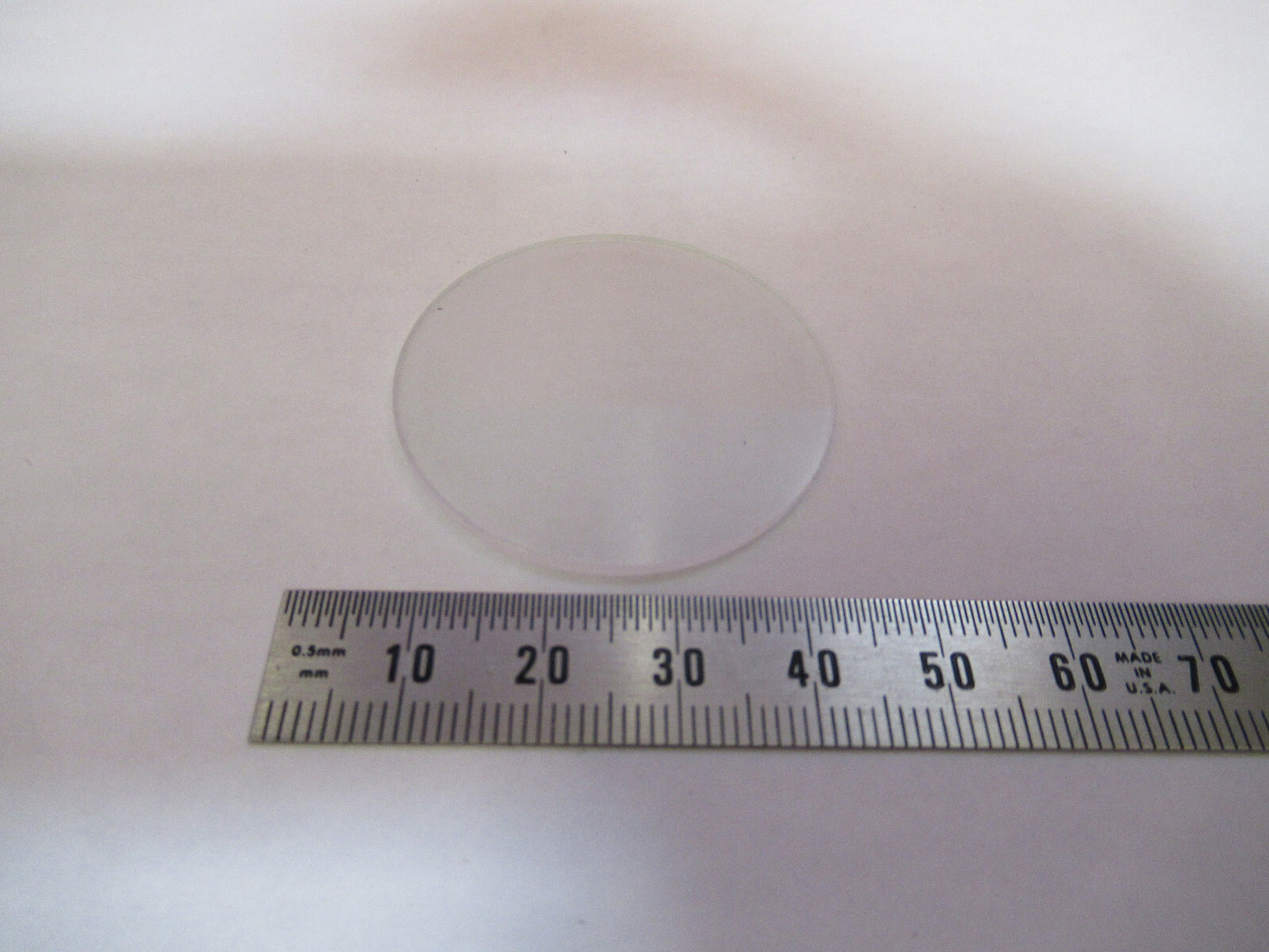 OLYMPUS JAPAN GLASS FILTER DIFFUSER 40mm MICROSCOPE PART AS PICTURED T9-A-01