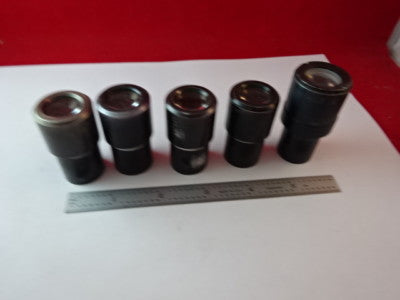 Lot Eyepieces Optical American Optical Co. Bl Microscope Part Optics AS IS