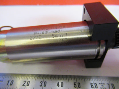 SWISS MINI MOTOR LEITZ MICROSCOPE ROBOTICS MECHATRONICS AS PICTURED S4-B-96