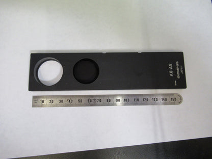 OLYMPUS JAPAN POL POLARIZER ANALYZER SLIDE MICROSCOPE PART AS PICTURED G8-A-79
