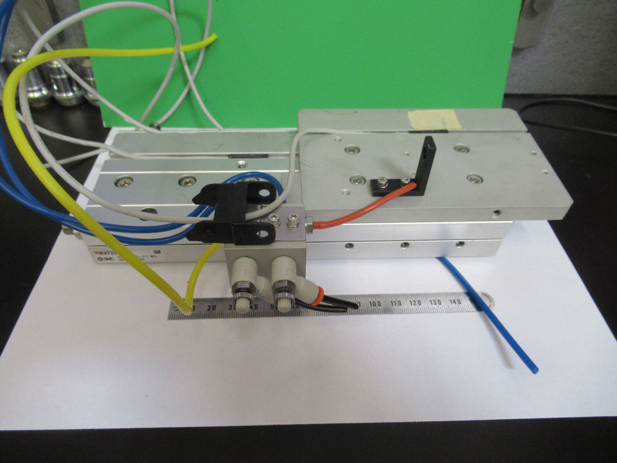 Smc Japan MXF20-100 Pneumatic Air Linear Actuator Stage
