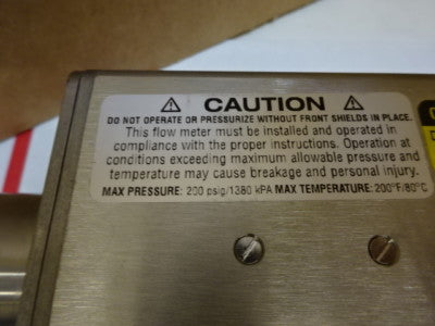 DAKOTA INSTRUMENTS FLOW METER MMR1-010153 CONTROL SYSTEMS AS IS #89-01