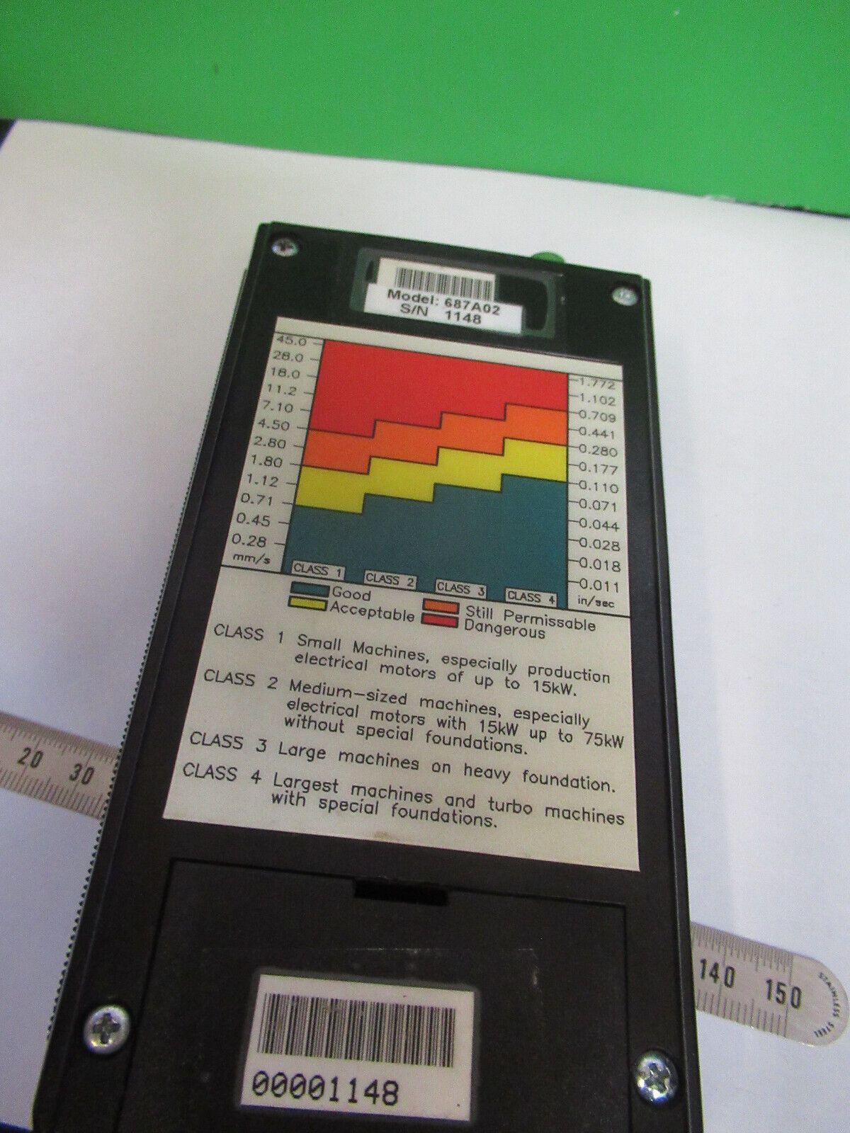 PCB PIEZOTRONICS IMI  687A02 VIBRATION METER for ACCELEROMETER Z7-A-17