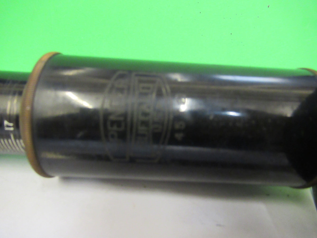 Antique Spencer Lens Co. Tubus + Nosepiece Microscope Part Optics