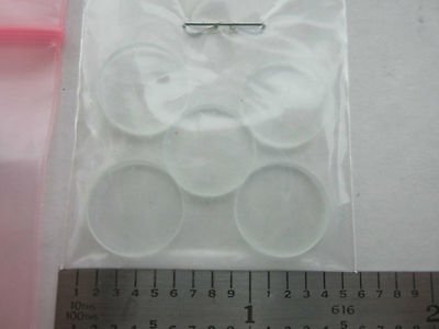 Optical Lot 5 Ea Glass Blanks for lenses #1-15-04 Laser Optics