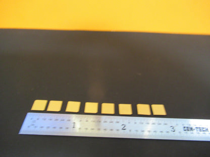 Lot Quartz Y-cut Piezoelectric Blanks Gold Plated Ultrasonic Sensor