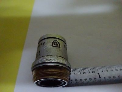 MIKROSKOPTEIL OBJEKTIV AO AMERICAN 10X PLAN ACHRO OPTICS AS IS BIN#X1-59