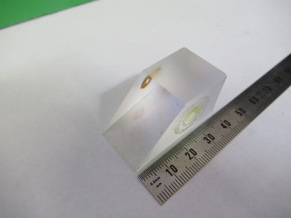 ANTIQUE BAUSCH LOMB GLASS PRISM OPTICS MICROSCOPE PART AS PICTURED  V3-A-56