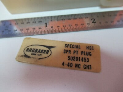 BRUBAKER TOOLS HS1 SPR PT PLUG 4-40 NC AS PICTURED #P7-A-06