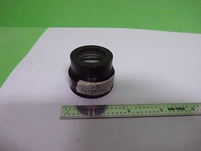 MIKROSKOPTEIL REICHERT LEICA POLYVAR-LINSE MESSING-MONTIERTE OPTIK WIE BESEHEN #Y3-03