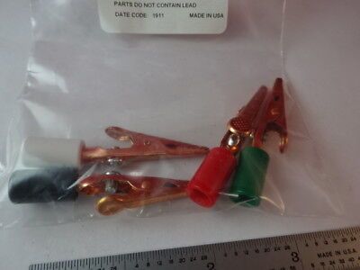 KEYTHLEY 2182-324A MUELLER KT-X90266 ELECTRIC ALLIGATOR CLIPS AS IS #89-79