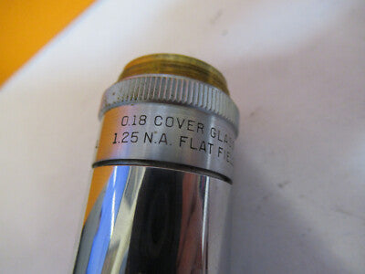 Industrial Lens Bausch & Lomb Objective 100X Microscope Part