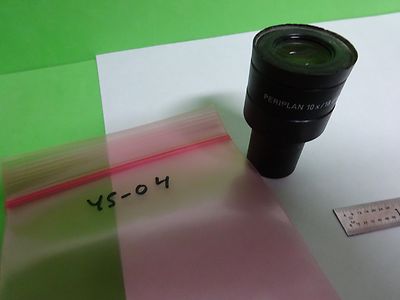 MICROSCOPE PART LEITZ GERMANY EYEPIECE OCULAR 519749 10X OPTICS AS IS BIN#Y5-04