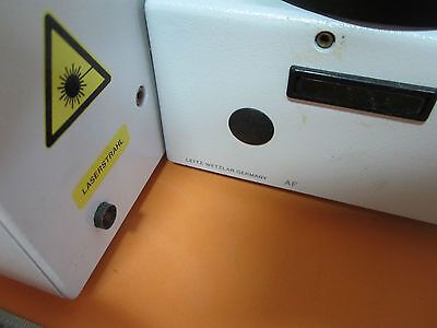 OPTISCHES MIKROSKOP TEIL LEITZ WETZLAR DEUTSCHLAND LASERSTRAHL KOPF OPTIK BIN#13