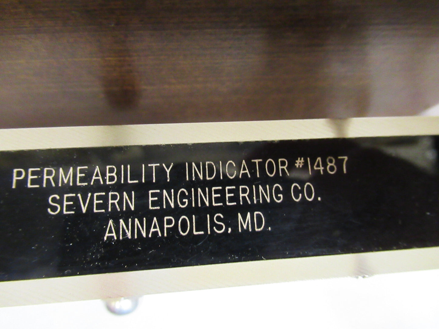 SEVERN ENGINEERING MAGNETIC PERMEABILITY TESTER 7 standards AS PICTURED LOB-RAD