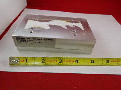 POSITIONING STAGE TABLE MICRO SLIDES INC AS PICTURED &IL-74-13