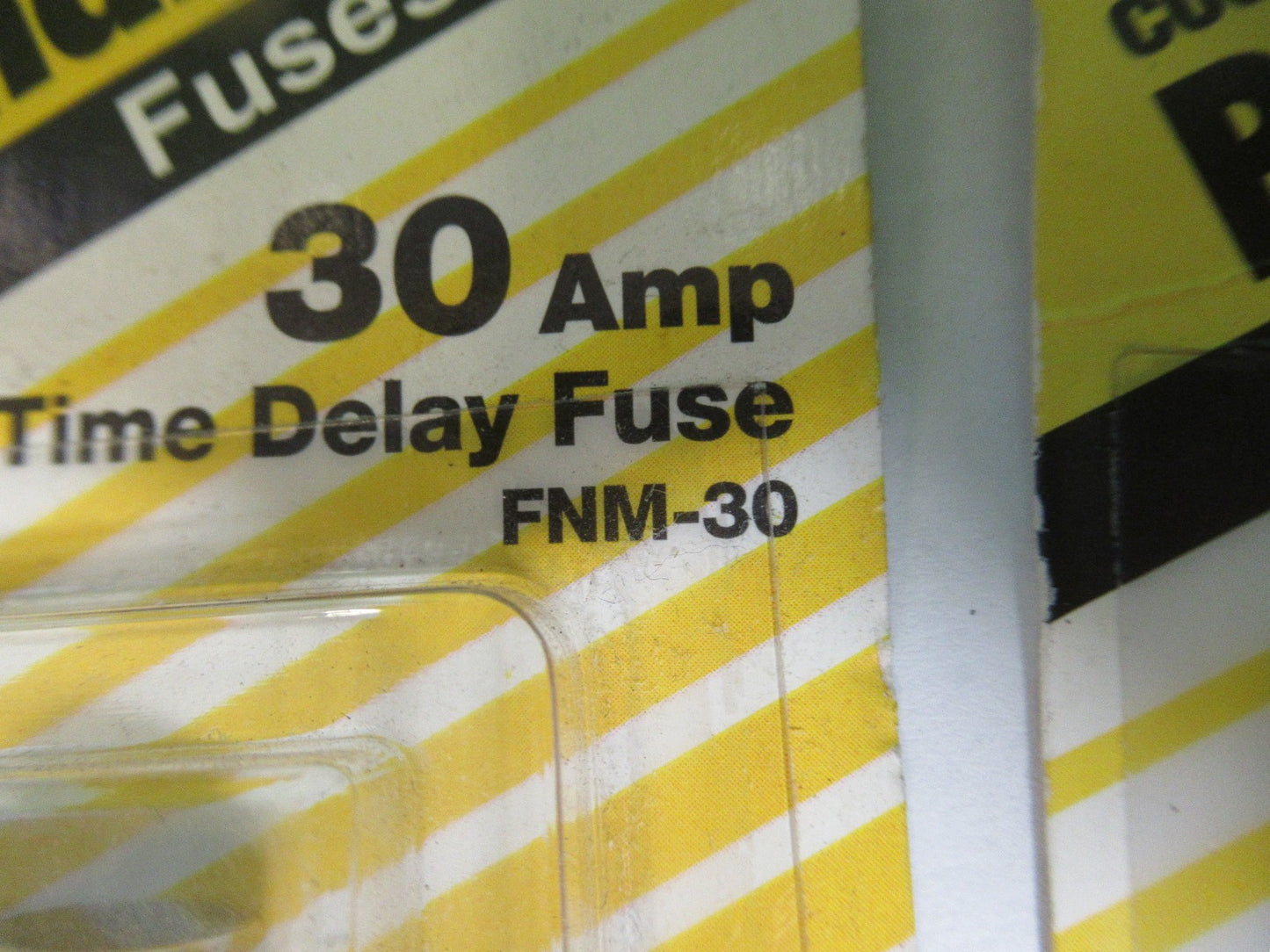 LOT 4 pcs BUSSMANN FUSES TIME DELAY 30 AMPS AS PICTURED T6-B-16