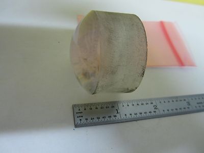 OPTICAL LARGE THICK CONVEX CONCAVE LENS NICE LASER OPTICS AS IS BIN#U4-B-02