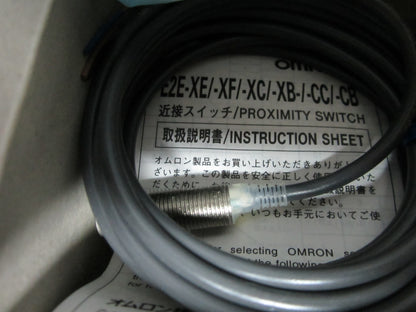 OMRON PROXIMITY SWITCH E2E-X5ME1 AS IS BIN#J9
