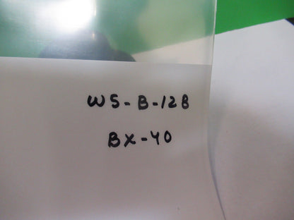 OLYMPUS BX-40 CONDENSER  IRIS U-AC OPTICS MICROSCOPE PART AS PICTURED W5-B-128