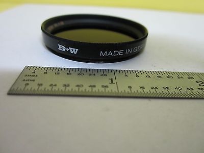MICROSCOPE PART B+W GERMANY FILTER LENS OPTICS AS IS BIN#U2-B-30