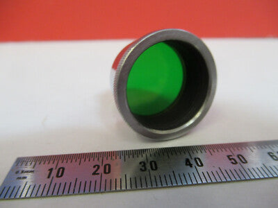 Antique Ernst Leitz Mounted Green Filter Microscope Part