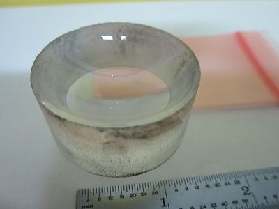 OPTICAL LARGE THICK CONVEX CONCAVE LENS NICE LASER OPTICS AS IS BIN#U4-B-02