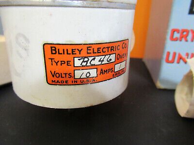 BLILEY ELECTRIC BC46  RARE QUARTZ CRYSTAL FREQUENCY CONTROL AS PIC #FT-1-B-15
