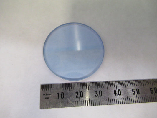 ZEISS GERMANY GLASS FILTER LIGHT BLUE OPTICS MICROSCOPE PART AS PICTURED V8-B-26