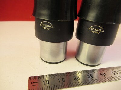 Pair Tiyoda Tokyo Eyepiece Ocular Microscope Part Optics