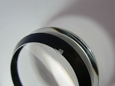 OPTICAL CONVEX CONCAVE MIL SPEC LENS AS IS [chipped] LASEROPTICS BIN#35-32