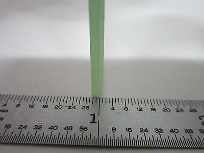 MICROSCOPE PART VINTAGE GLASS SPECIMEN STAGE TABLE [chipped] AS IS BIN#R6-B-08