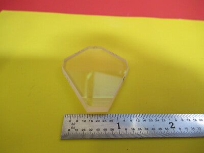OPTICAL MIL SPEC TRUNCATED COATED BEAM SPLITTER OPTICS AS PICTURED &FT-6-160