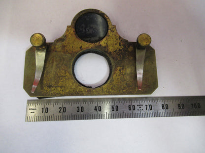 Antique Brass Beck London Rare Stage Table Microscope Part