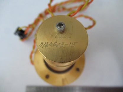 Optical Crystal Mounted on Heavy Gold Plated Copper Optics