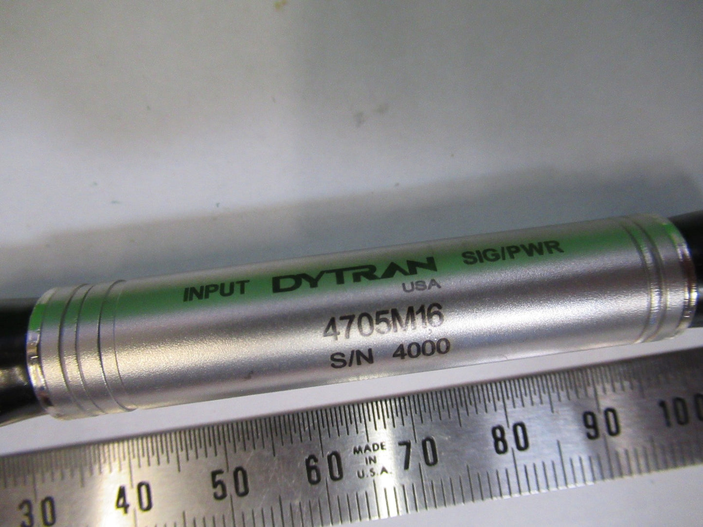 ACCELEROMETER DYTRAN 3030C1 + 4705M16 VIBRATION SENSOR 5mV/g  5310M2 V3-A-85