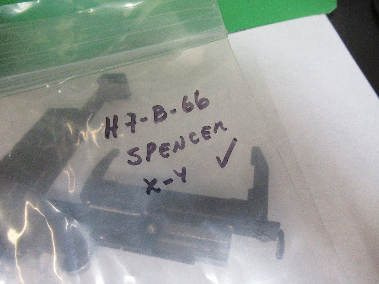 Antique Spencer Lens Co. Buffalo Xy Stage Clips Microscope Part