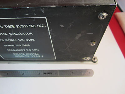 SPACE GRADE QUARTZ OSCILLATOR FTS 5 MHz FREQUENCY STANDARD VERY RARE BIN#8Z