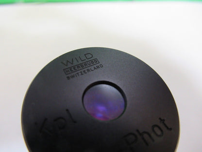 WILD HEERBRUGG SWISS 10xPhot EYEPIECE OCULAR MICROSCOPE PART AS PICTURED T6-A-48