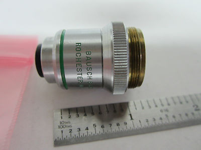 MICROSCOPE OBJECTIVE BAUSCH LOMB 10X OPTICS #12-04 BIN#12