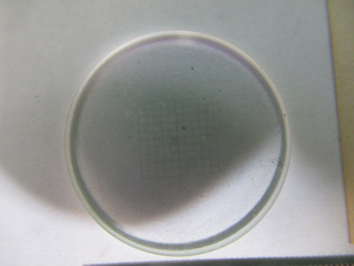 BAUSCH LOMB RETICLE GRID OPTICS MICROSCOPE PART AS PICTURED T5-A-121