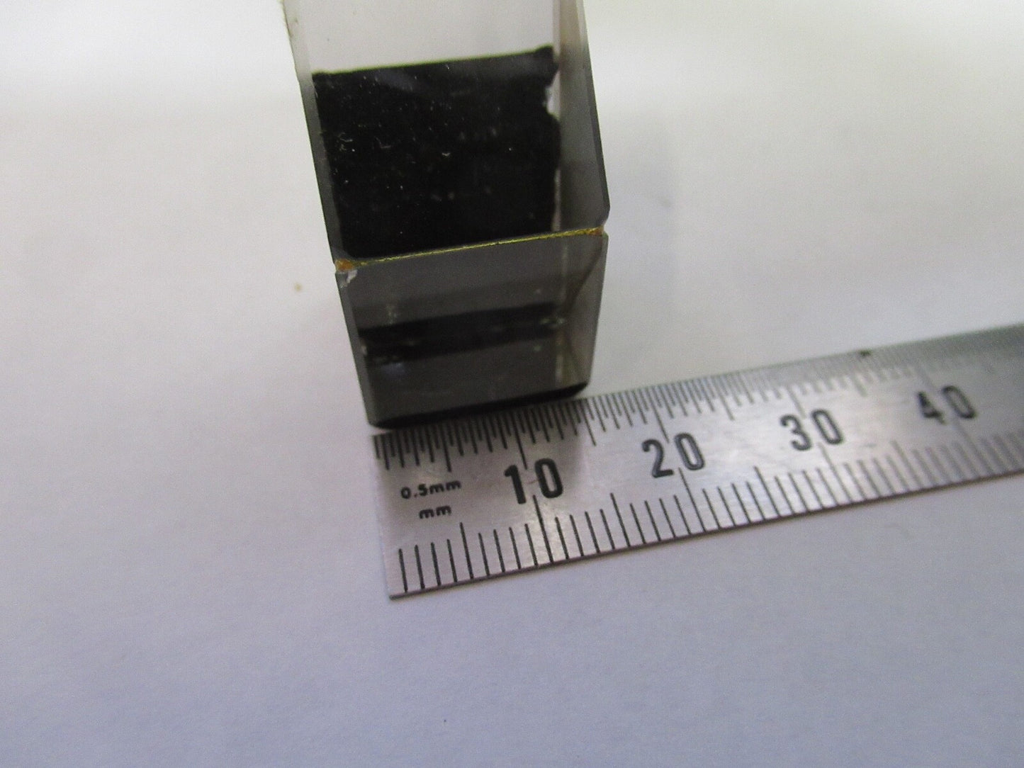 BAUSCH LOMB GLASS PRISM HEAD OPTICS MICROSCOPE PART AS PICTURED Q7-B-35