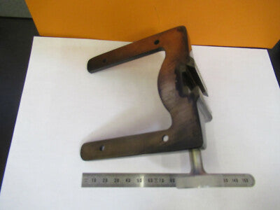 Bausch & Lomb Brass Stage Holder Microscope Part Optics
