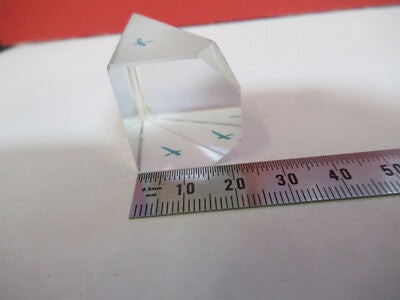 OPTICAL glass prism microscope part optics AS PICTURED &B1-B-27