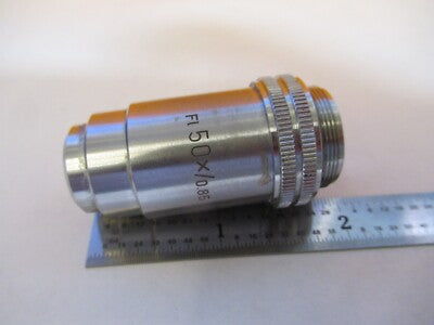 LEITZ WEZTLAR OBJECTIVE FL 50X INFINITY OPTICS MICROSCOPE PART AS PIC &H8-C-17